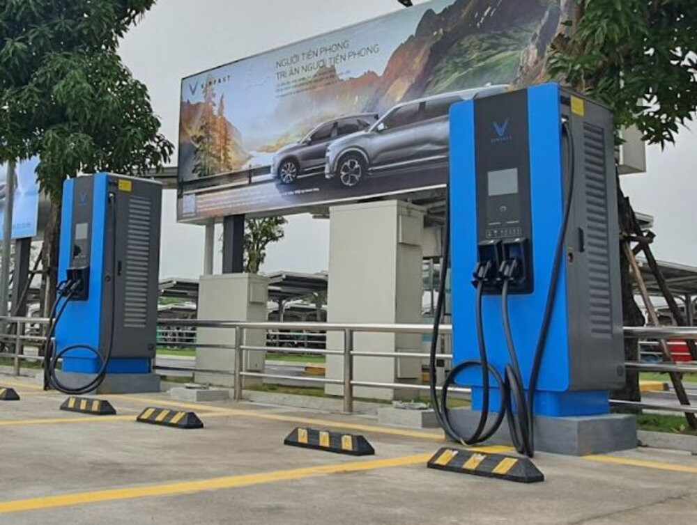 Trạm sạc xe điện VinFast tại Quảng Bình hiển thị trên bản đồ