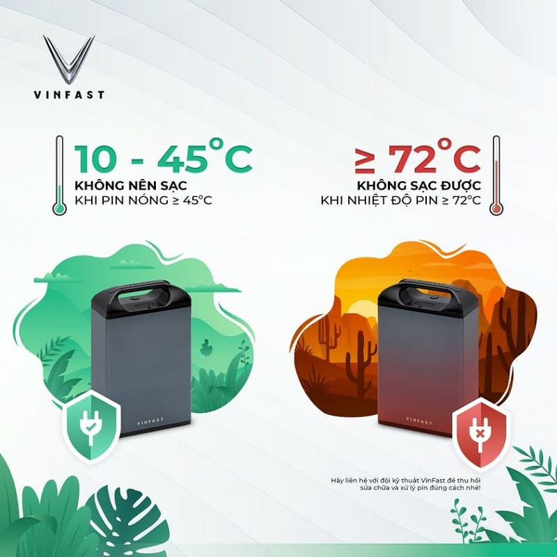 Tuân thủ hướng dẫn sử dụng và bảo quản giúp tăng tuổi thọ pin xe máy điện VinFast