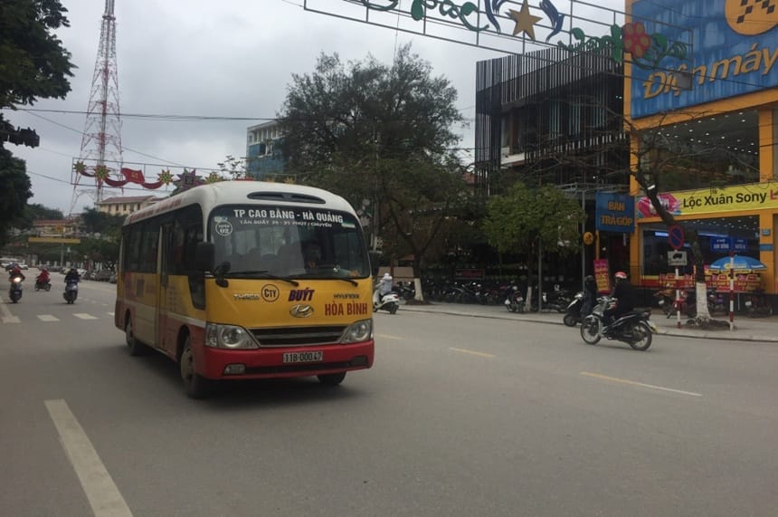 Tuyến xe buýt Cao Bằng Hà Quảng có khung giờ xe chạy hợp lý