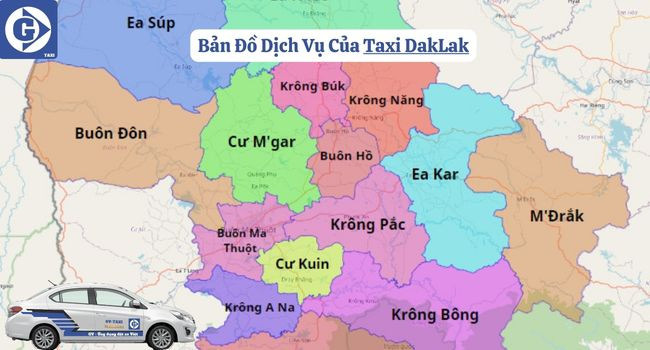 Ứng dụng đặt taxi Đắk Lắk BMT của GV Taxi