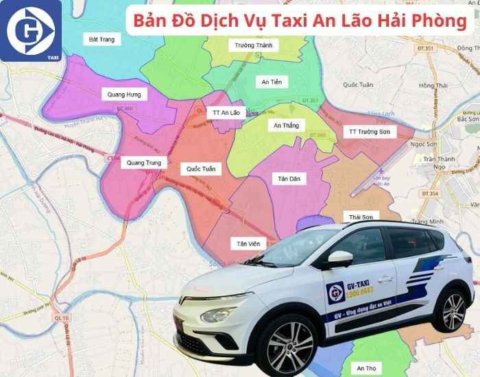 Ứng dụng đặt xe GV-Taxi tại An Lão Hải Phòng