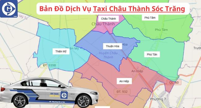Ứng dụng đặt xe GV-Taxi tại Châu Thành Sóc Trăng