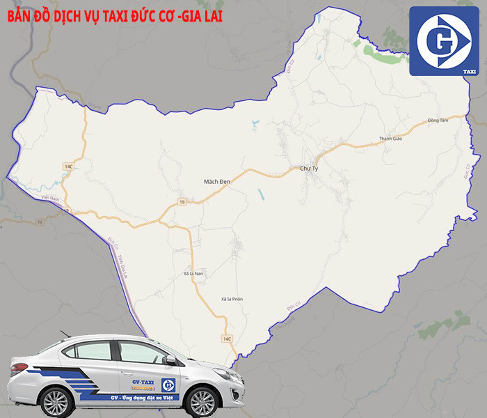 Ứng dụng đặt xe GV-Taxi tại Đức Cơ Gia Lai