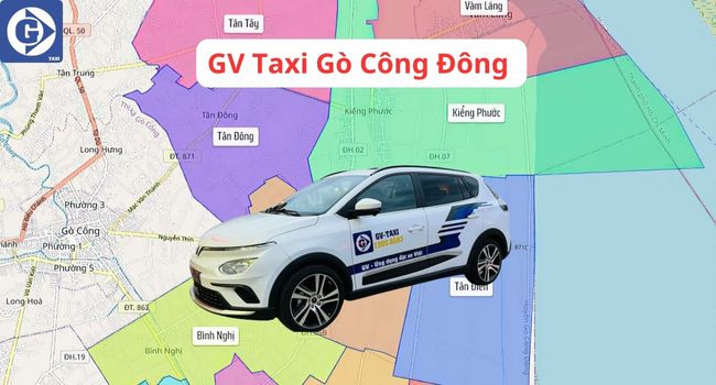 Ứng dụng đặt xe GV-Taxi tại Gò Công Đông