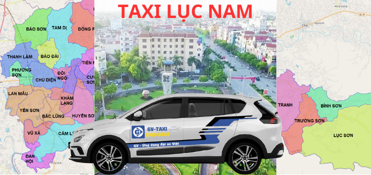 Ứng dụng đặt xe GV-Taxi tại Lục Nam Bắc Giang