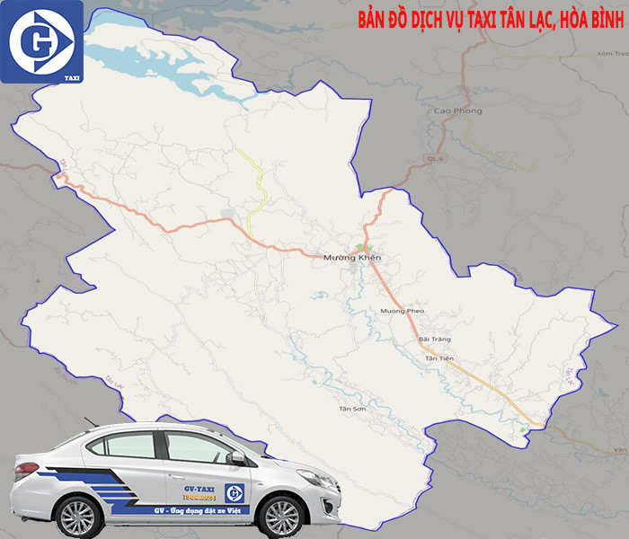 Ứng dụng đặt xe GV Taxi trên điện thoại di động, một lựa chọn khi cần taxi tại Tân Lạc Hòa Bình
