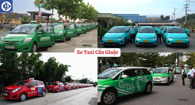 Ứng dụng đặt **xe taxi Cần Giuộc** trên điện thoại