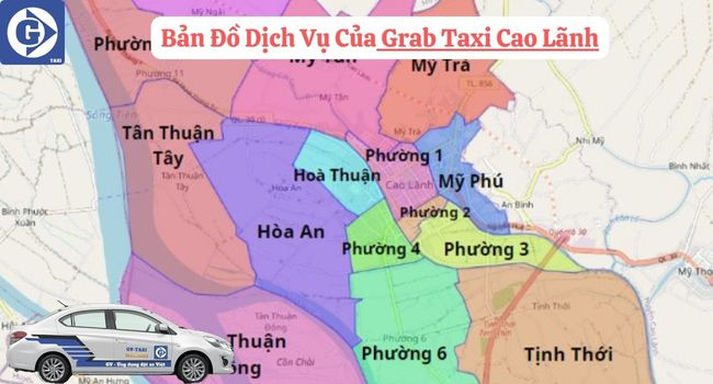 Ứng dụng đặt xe Taxi Cao Lãnh trên điện thoại