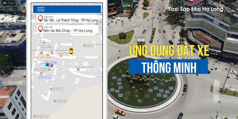 Ứng dụng đặt xe Taxi Sao Mai Hạ Long, tiện lợi và dễ sử dụng