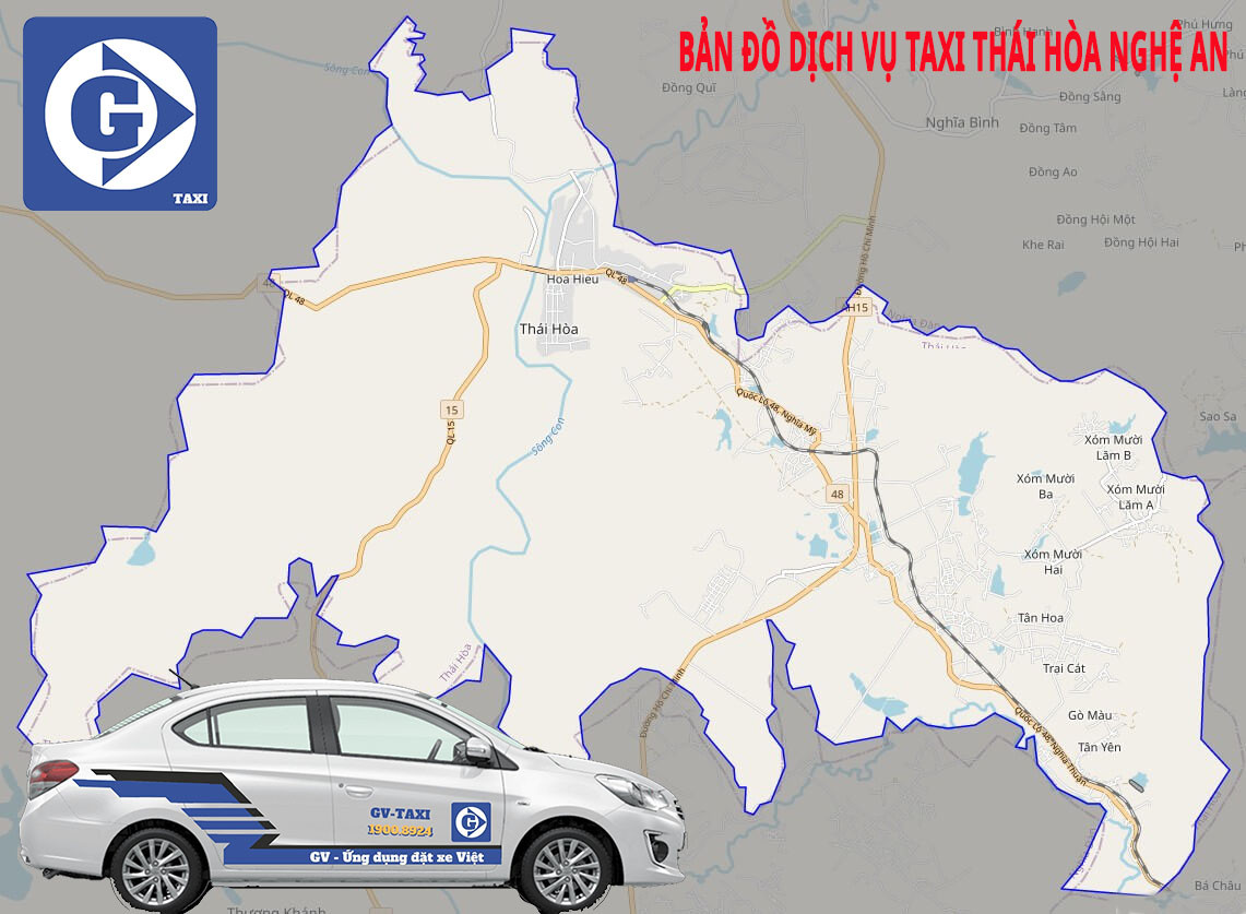 Ứng dụng đặt xe taxi tại Thái Hòa Nghệ An giúp chuyến đi tiện lợi