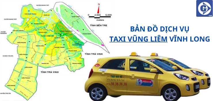 Ứng dụng đặt xe taxi tại Vũng Liêm, Vĩnh Long minh họa