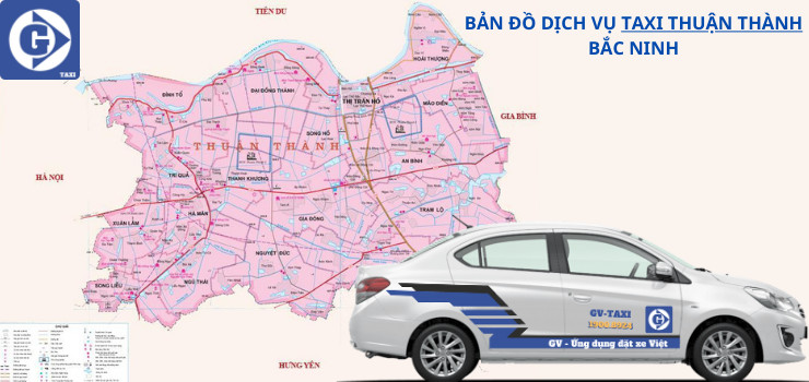 Ứng dụng đặt xe Taxi Thuận Thành Bắc Ninh tiện lợi