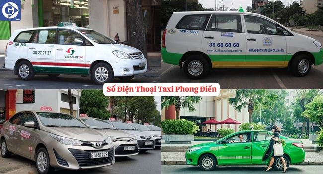 Ứng dụng đặt xe taxi tiện lợi tại Phong Điền