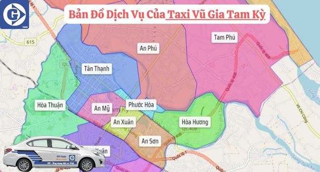 Ứng dụng đặt xe Taxi Vũ Gia Tam Kỳ trên điện thoại di động