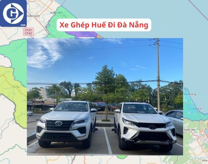 Ứng dụng di động hiển thị các thông tin liên quan đến chuyến xe ghép