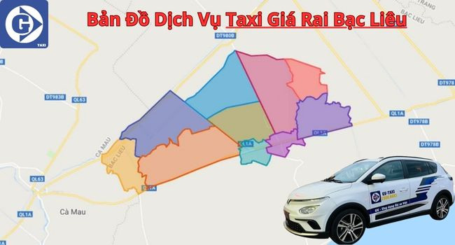 Ứng dụng gọi taxi Giá Rai Bạc Liêu trên điện thoại di động