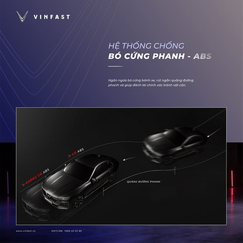 Ứng dụng hệ thống phanh ABS trên các mẫu xe ô tô hiện đại