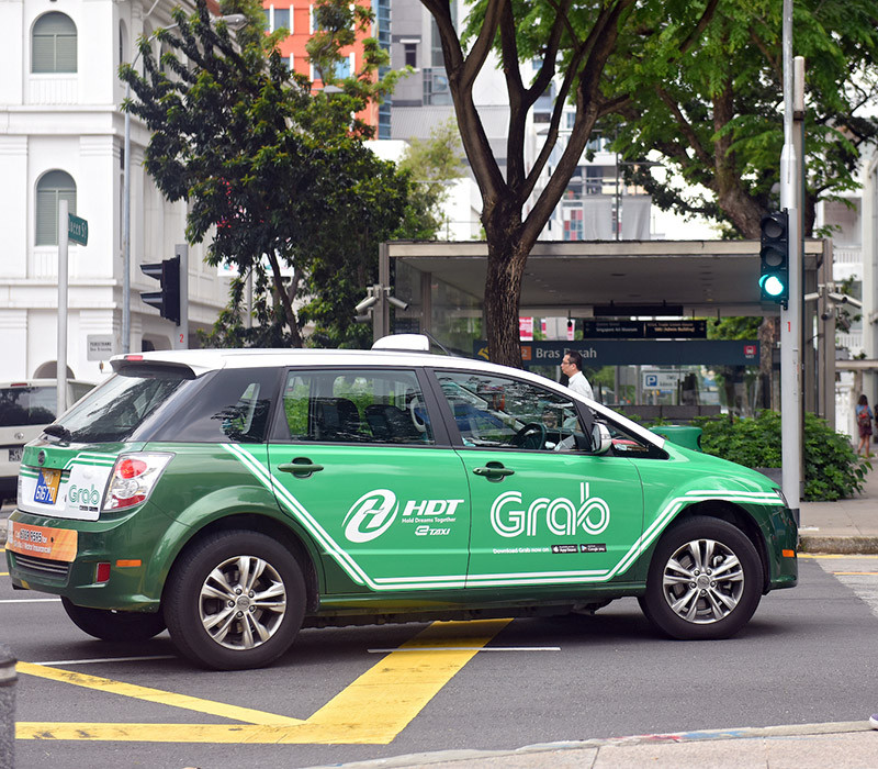 Ứng dụng Taxi Grab được nhiều người lựa chọn tại Long Thành Nhơn Trạch