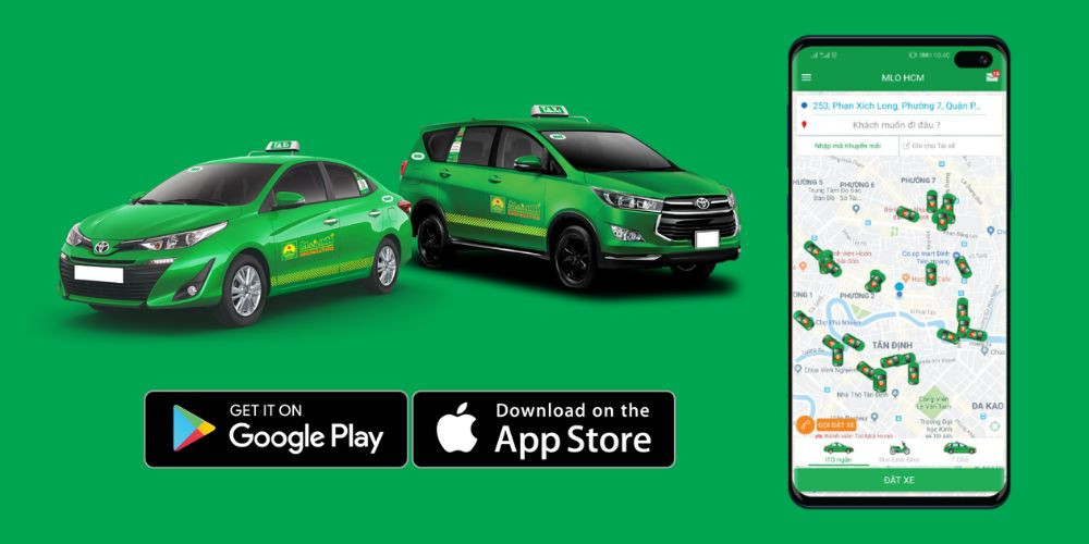 Ứng dụng Taxi Mai Linh giúp đặt xe nhanh chóng trên điện thoại thông minh