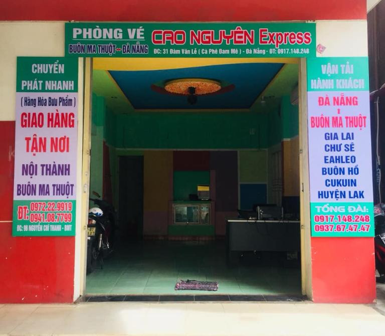 Văn phòng đặt vé trực tiếp của Nhà xe Cao Nguyên