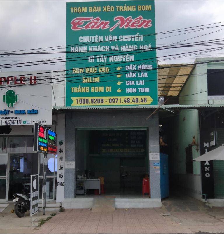 Văn phòng tiện nghi của Nhà xe Tân Niên