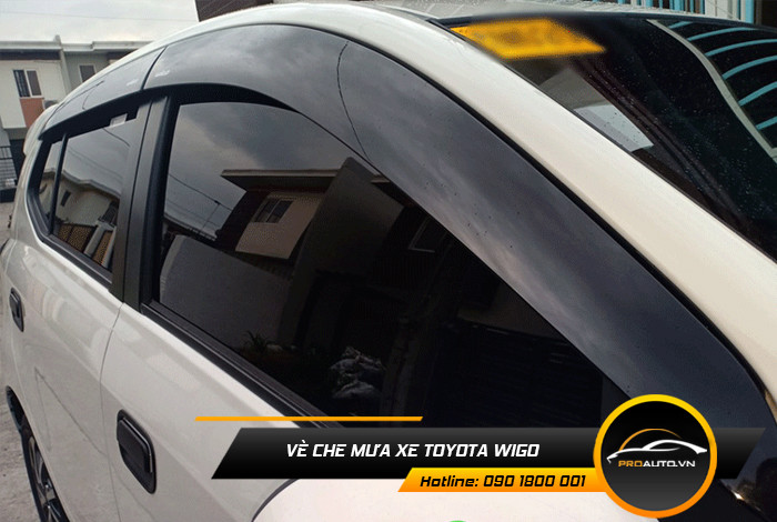 Vè che mưa cửa sổ xe Toyota Wigo