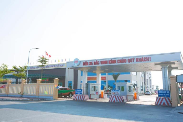 Vị trí Bến xe Bắc Vinh nằm trên Quốc lộ 1A chiến lược