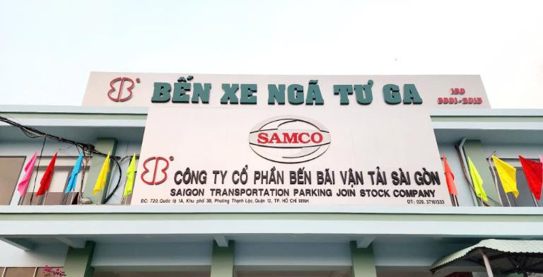 Vị trí đắc địa của Bến xe Ngã Tư Ga Sài Gòn trên Quốc lộ 1A