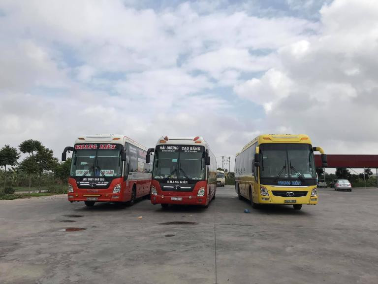 Vị trí trung tâm của bến xe khách Ninh Giang tại Hải Dương