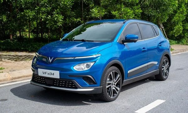 VinFast VF e34, xe điện được hưởng ưu đãi 100% thuế trước bạ