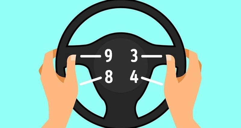 Vô lăng ô tô và tư thế cầm lái chuẩn 9 và 3 giờ