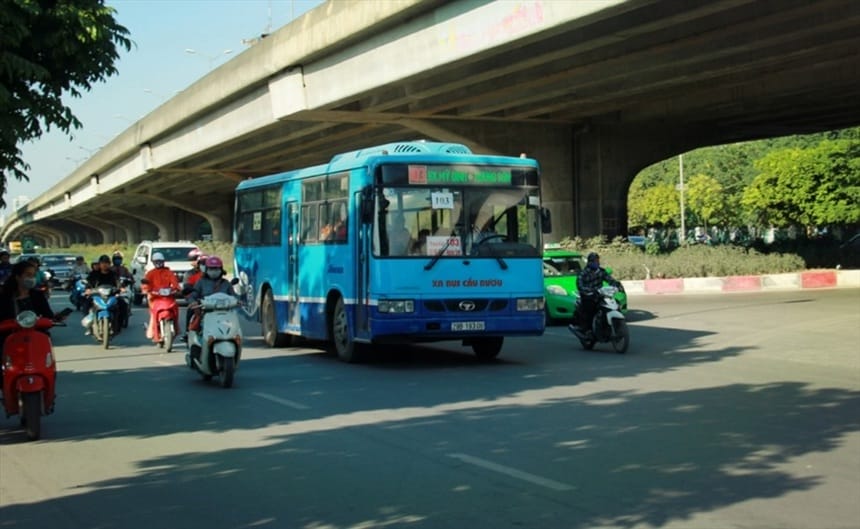 Xe bus 103B là lựa chọn lý tưởng dành cho hành khách trên tuyến Mỹ Đình - Hương Sơn