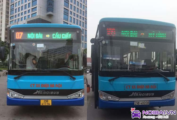 Xe buýt 109 từ Nam Từ Liêm đi Nội Bài