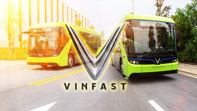 Xe buýt điện VinBus hiện đại tại Việt Nam