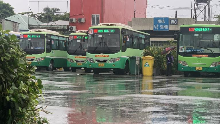 Xe buýt tuyến 87 Bến xe Củ Chi Sài Gòn đi An Nhơn Tây