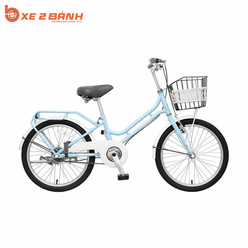 Xe đạp học sinh ASAMA CLD PU 20 inch màu xanh lam