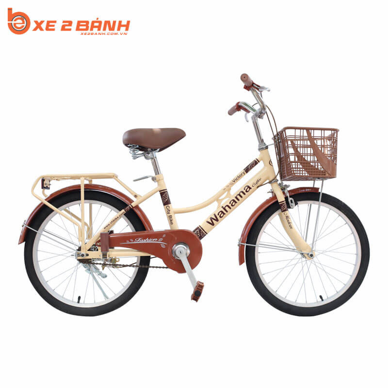 Xe đạp trẻ em VHBIKE VICTORY 20 inch màu kem bền bỉ