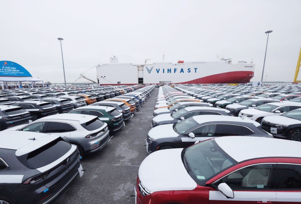 Xe điện VinFast VF 8 xuất khẩu