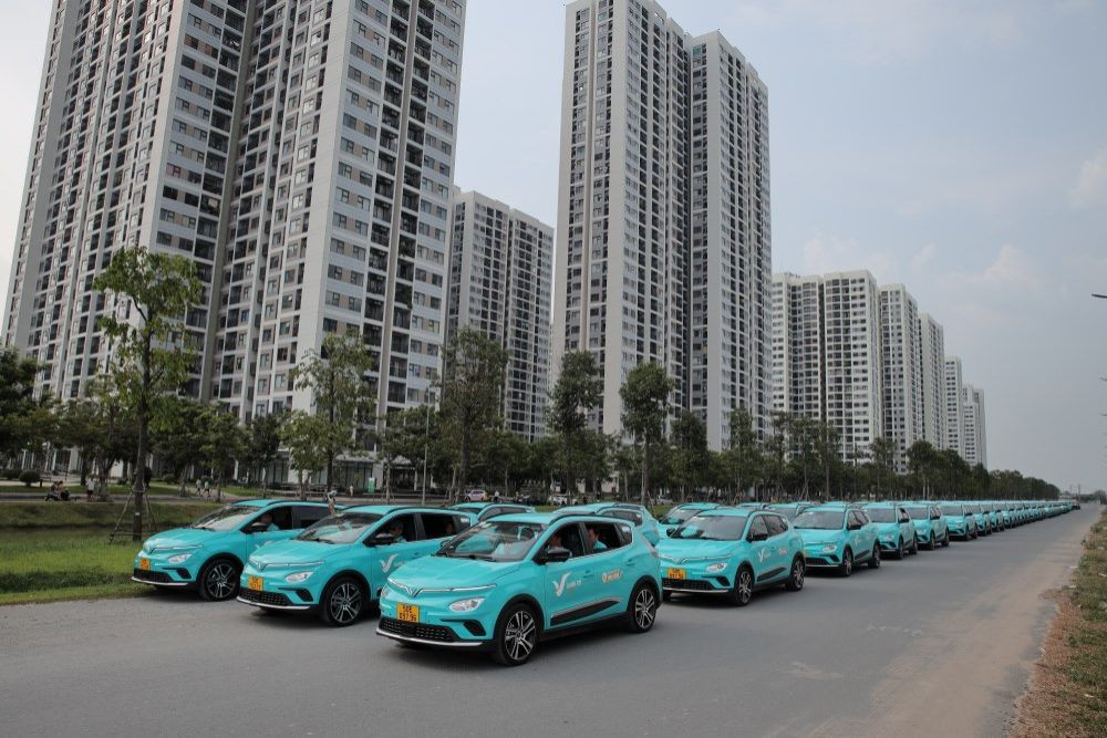 Xe điện Xanh SM hiện diện phổ biến tại thị xã Tân Uyên Bình Dương
