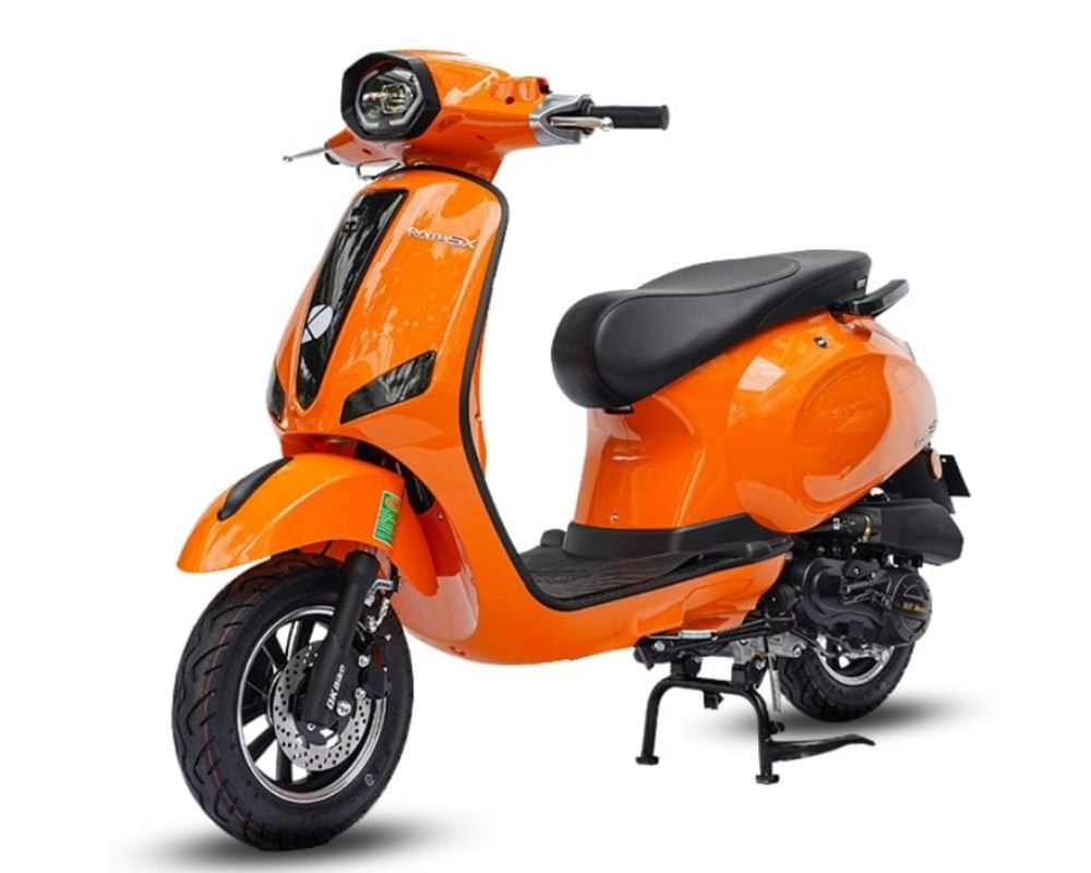 Xe ga 50cc DK Roma SX với động cơ thế hệ mới tiết kiệm nhiên liệu