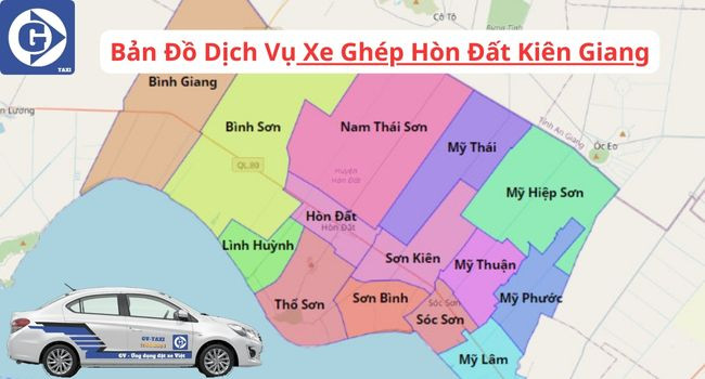 Xe ghép Hòn Đất Kiên Giang qua ứng dụng đặt xe