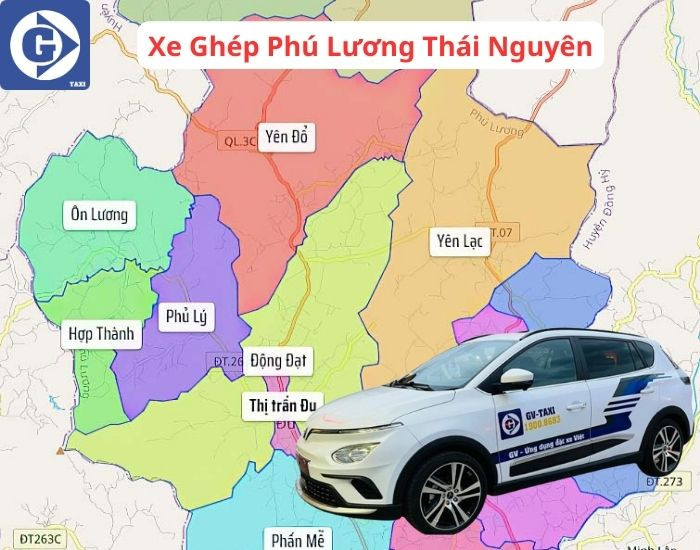 Xe ghép phục vụ nhu cầu di chuyển tại Phú Lương Thái Nguyên