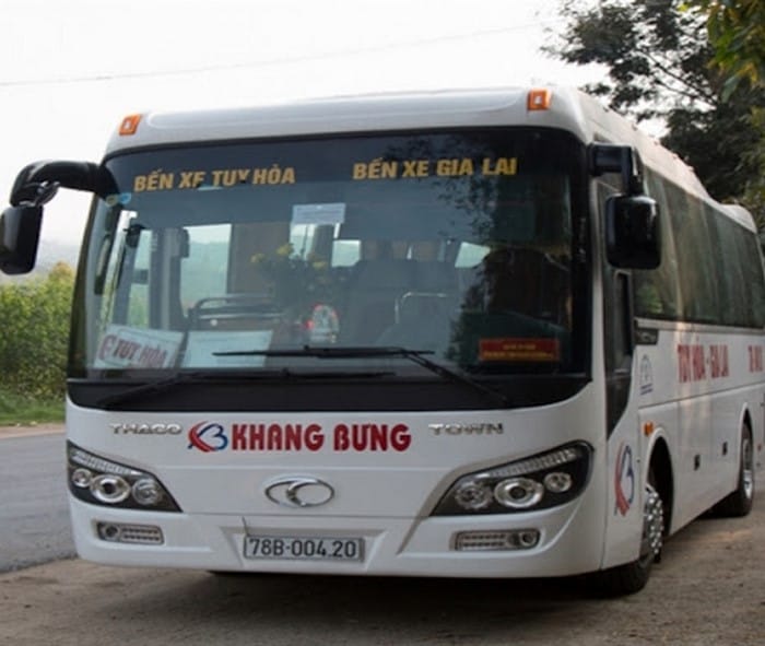 Nhà xe Gia Lai Phú Yên Khang Bưng chuyên đón trả khách bằng xe 29 chỗ linh hoạt Nhà xe Gia Lai Phú Yên Khang Bưng chuyên đón trả khách bằng xe 29 chỗ linh hoạt