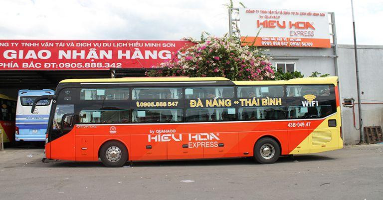 Xe giường nằm chất lượng cao phục vụ tuyến miền Trung từ Thái Bình