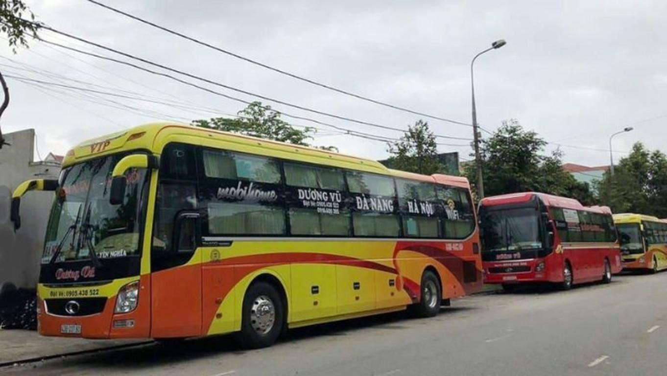 Xe giường nằm của Nhà xe Dương Vũ hoạt động trên các tuyến chính