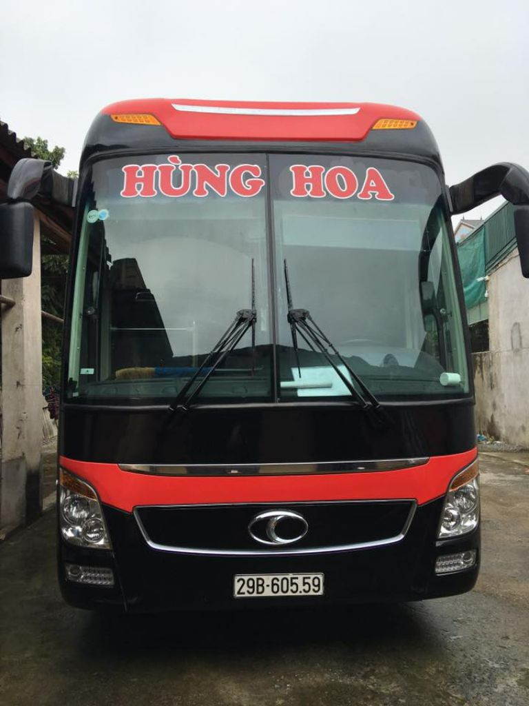 Xe giường nằm của nhà xe Hùng Hoa chạy tuyến Hà Nội Phủ Lý