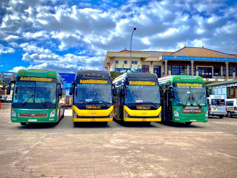 Xe giường nằm Kính Diên Hồng phục vụ hành khách từ Gia Lai đến Sài Gòn