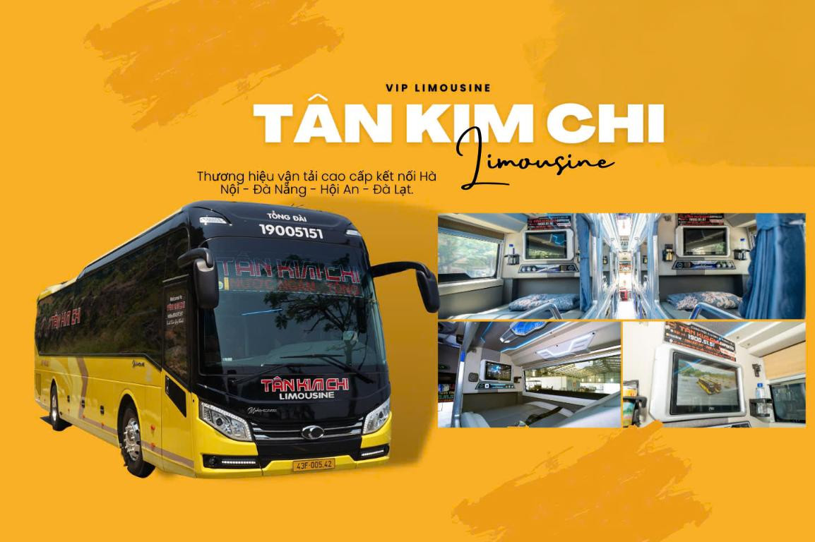 Xe giường nằm limousine cao cấp của Nhà xe Tân Kim Chi
