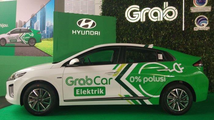 Xe Grab Taxi đang hoạt động tại Châu Phú An Giang