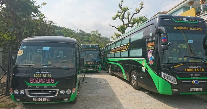 Nhà xe Hoàng Huy phân bố nhiều điểm đón và trả khách, hỗ trợ xe đưa đón hành khách tận nơi